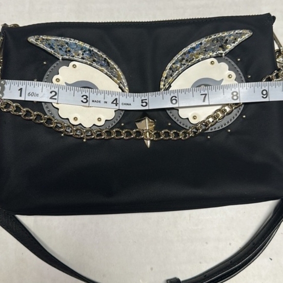 Kate Spade Black and Gold Owl Crossbody Bag - Picture 3 of 7